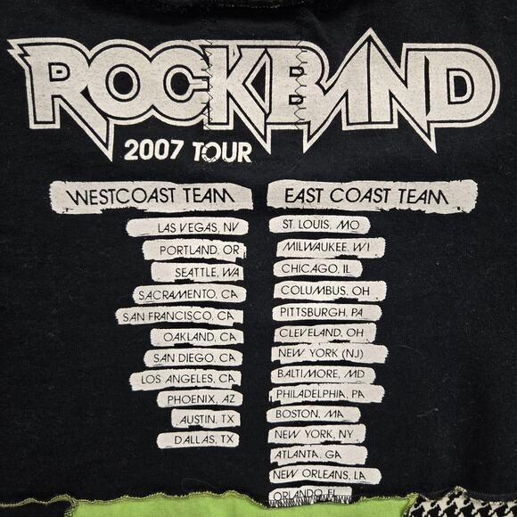 Styles Ever After Artsy Handmade‎ Patchwork Shirt Mini Dress Medium Y2K Concert - Picture 12 of 13